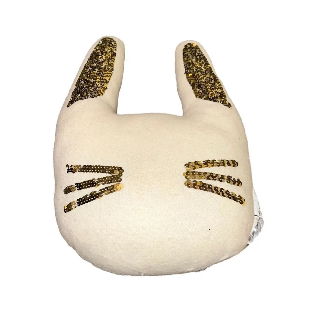 Sequin Bunny Throw Pillow, 12 x 18 inches - Picture 3 of 3